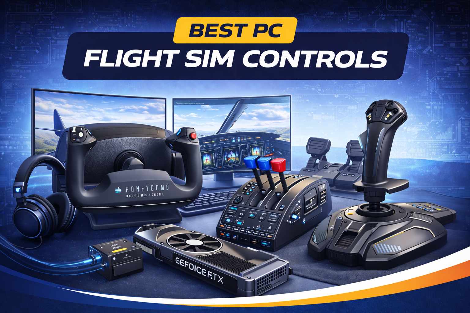 Best PC flight sim controls for MSFS 2024