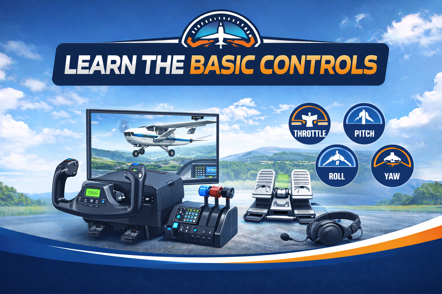 Learn The Basic Controls In MSFS 2024