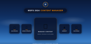 MSFS 2024 Content Manager - Updates Downloads and World Updates