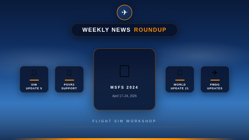 MSFS 2024 weekly news roundup featured image — Flight Sim Workshop