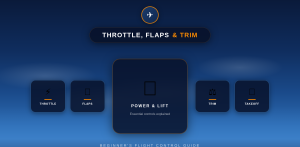 How to Use the Throttle, Flaps, and Trim in MSFS 2024